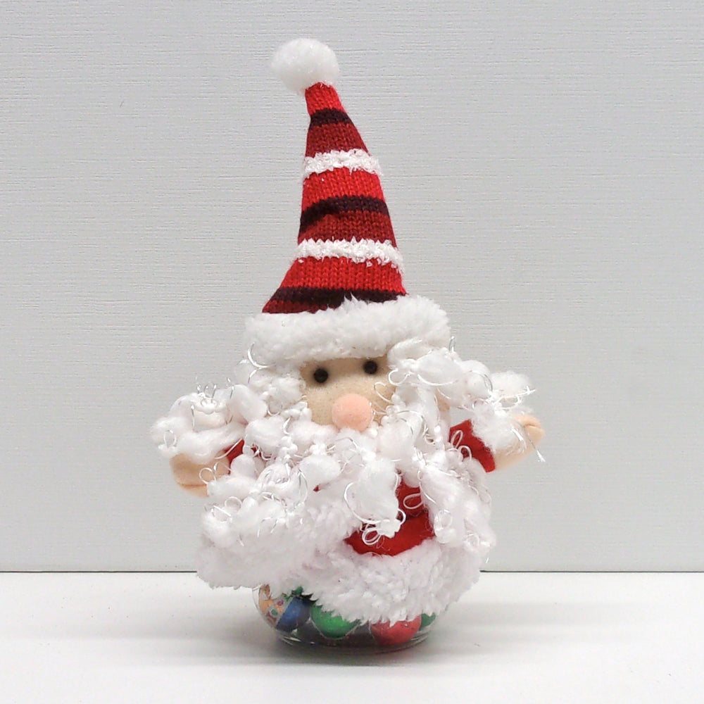 Mini Sanat Mini Santa's Belly with Foil Wrapped MIlk Chocolate Ornaments – Vande ...